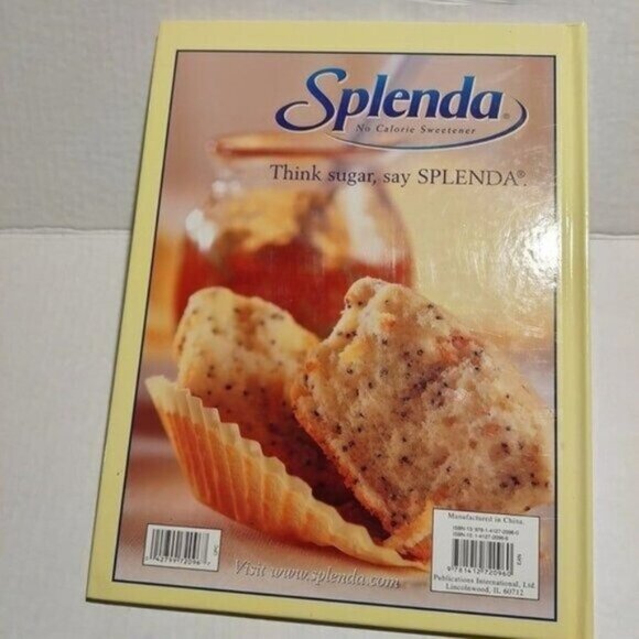 Splenda No Calorie Sweetener Recipe Book Hardcover Dessert & Baking Ideas - Picture 2 of 2